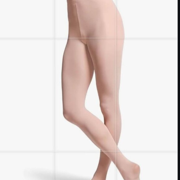 BLOCH Women’s Ladies contoursoft adaptatoe Tights. Pink. Size S/M - Picture 1 of 3